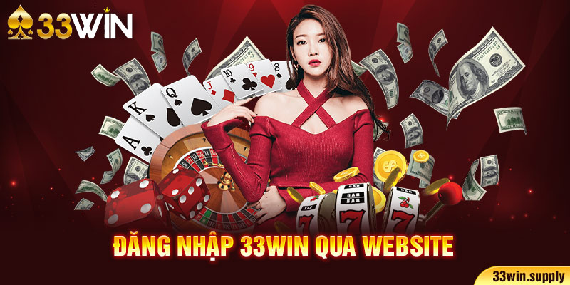 Đăng nhập 33win qua website